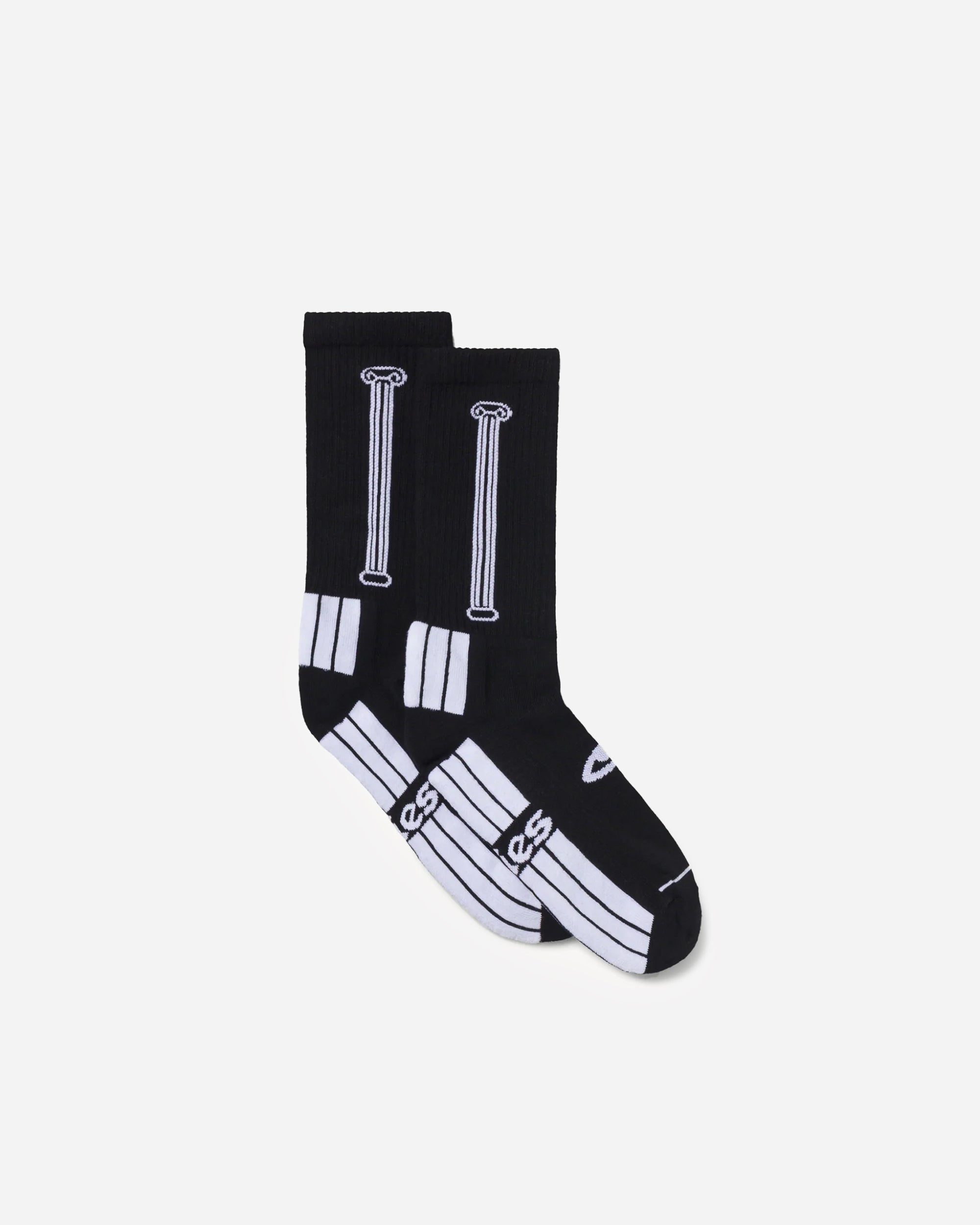 ARIES Column Socks Black   RUAR00049-BLK