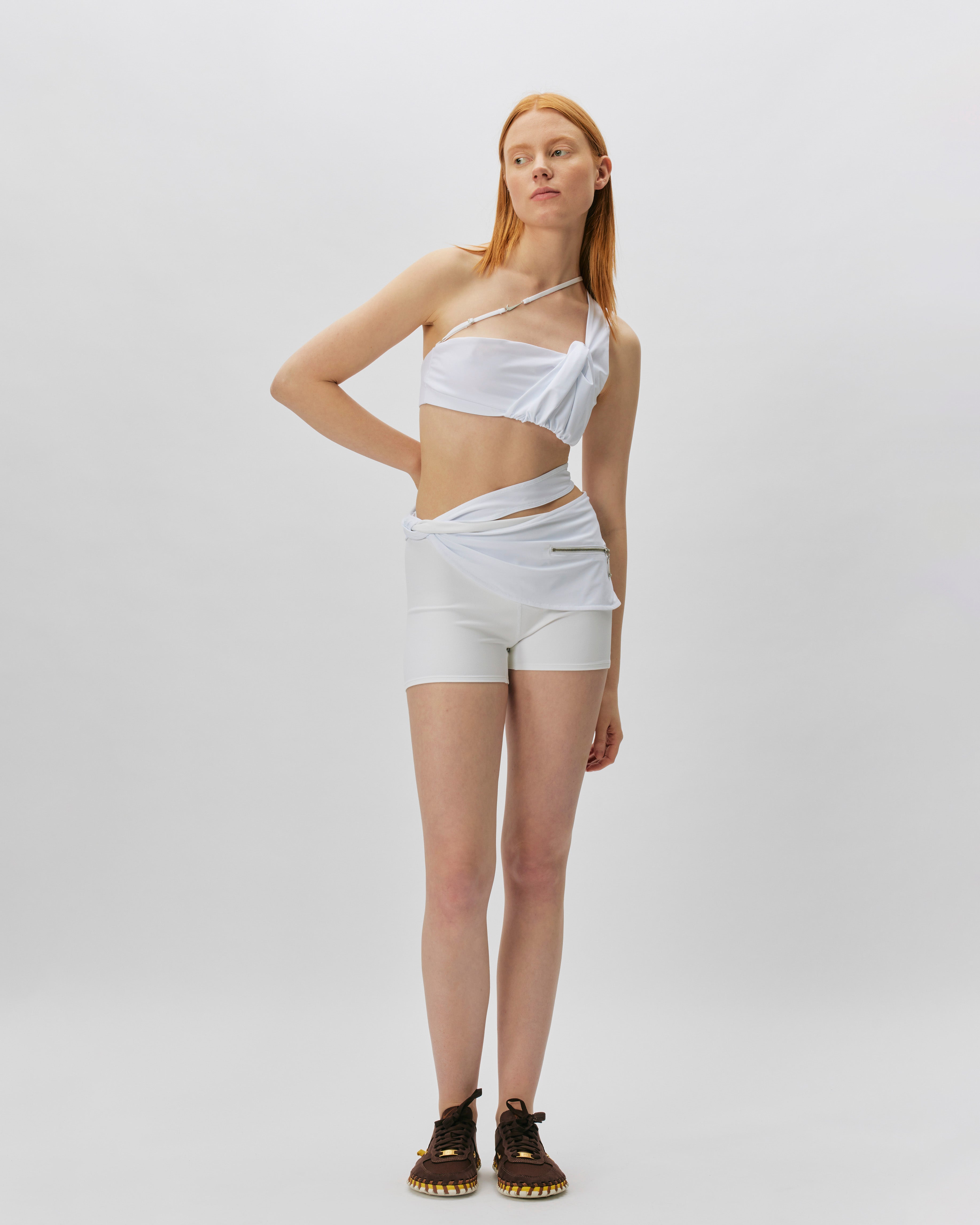 Nike Nike x JACQUEMUS Layered Shorts WHITE WHITE FJ3266 100