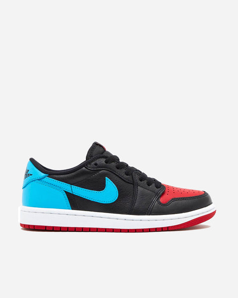 Jordan Brand Air Jordan 1 Retro Low OG 'UNC to Chicago' BLACK/DK POWDER BLUE -GYM RED CZ0775-046