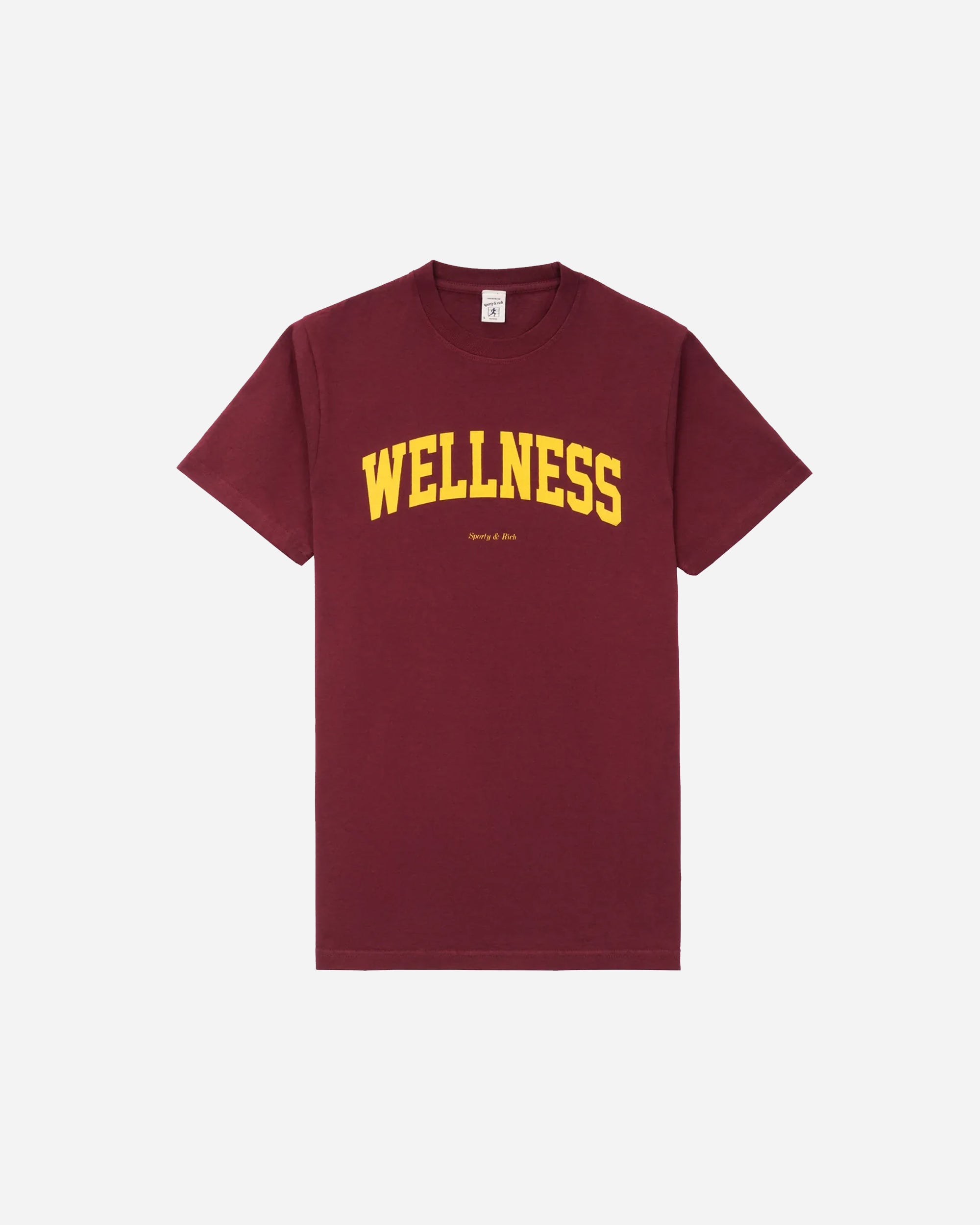 Sporty & Rich Wellness Ivy T Shirt Merlot TS642ME