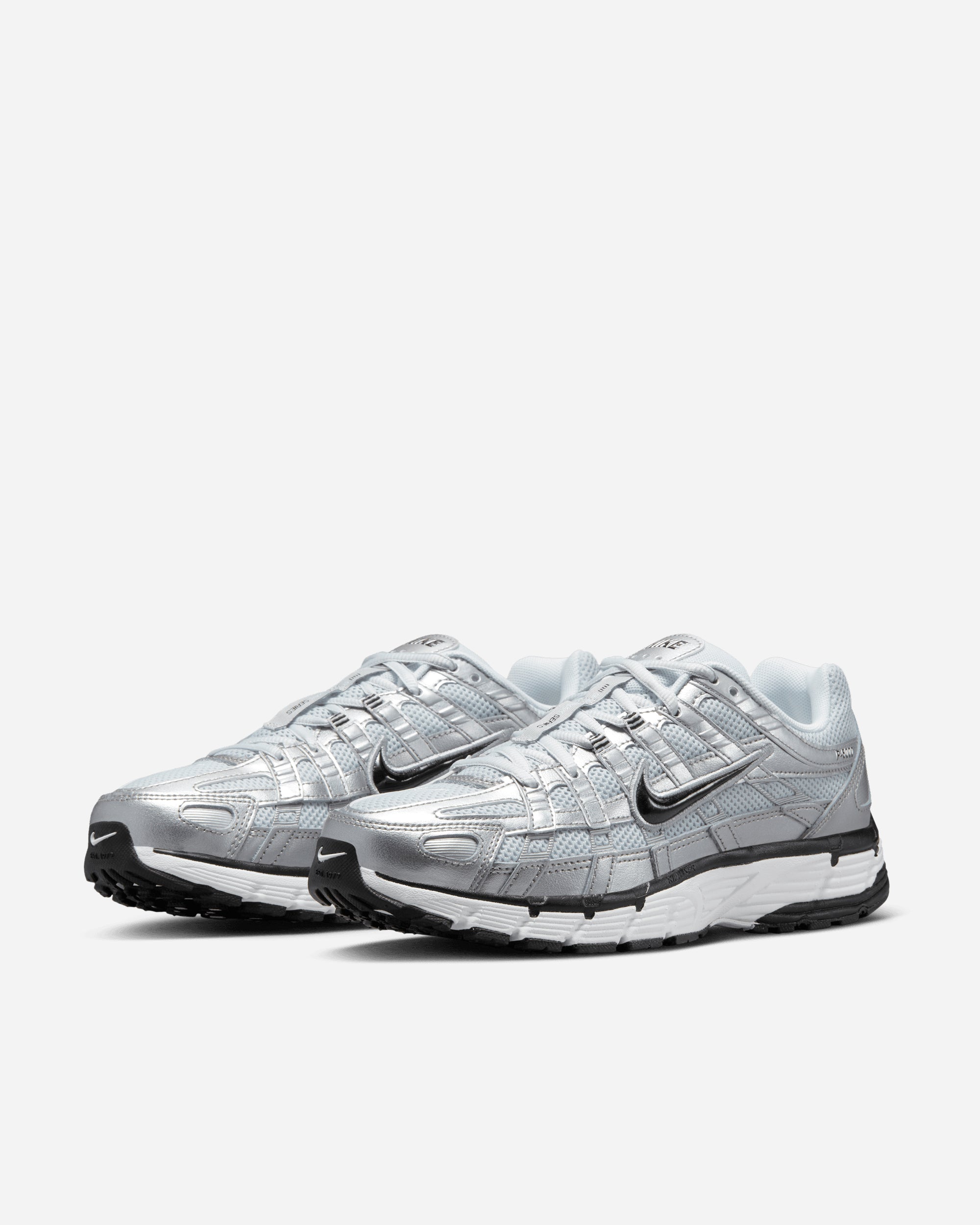 Nike P-6000 WHITE/BLACK-METALLIC SILVER FD9876-101