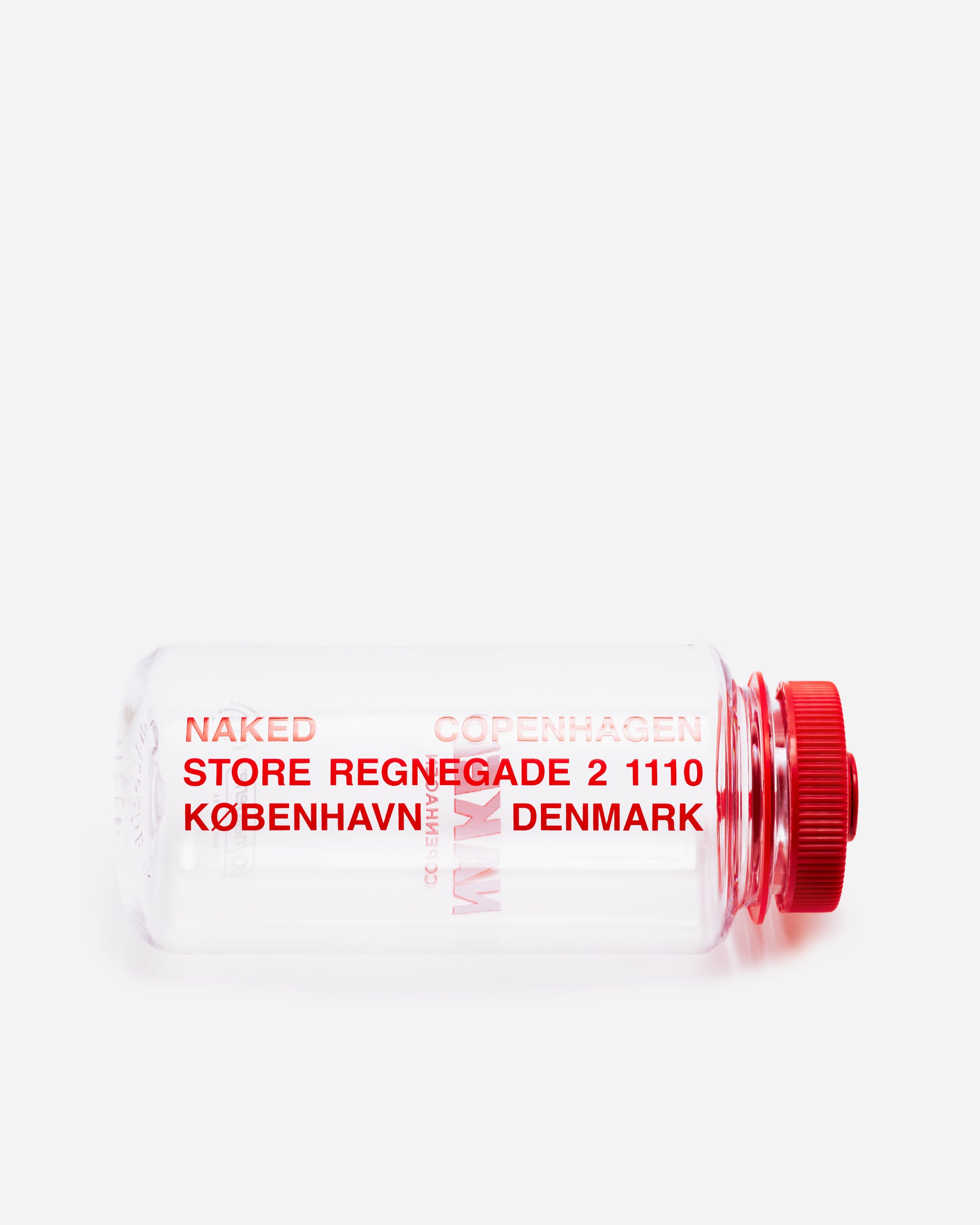 NAKED COPENHAGEN The 32oz Clear Red Clear Red NPRINT-BOTTLE-1