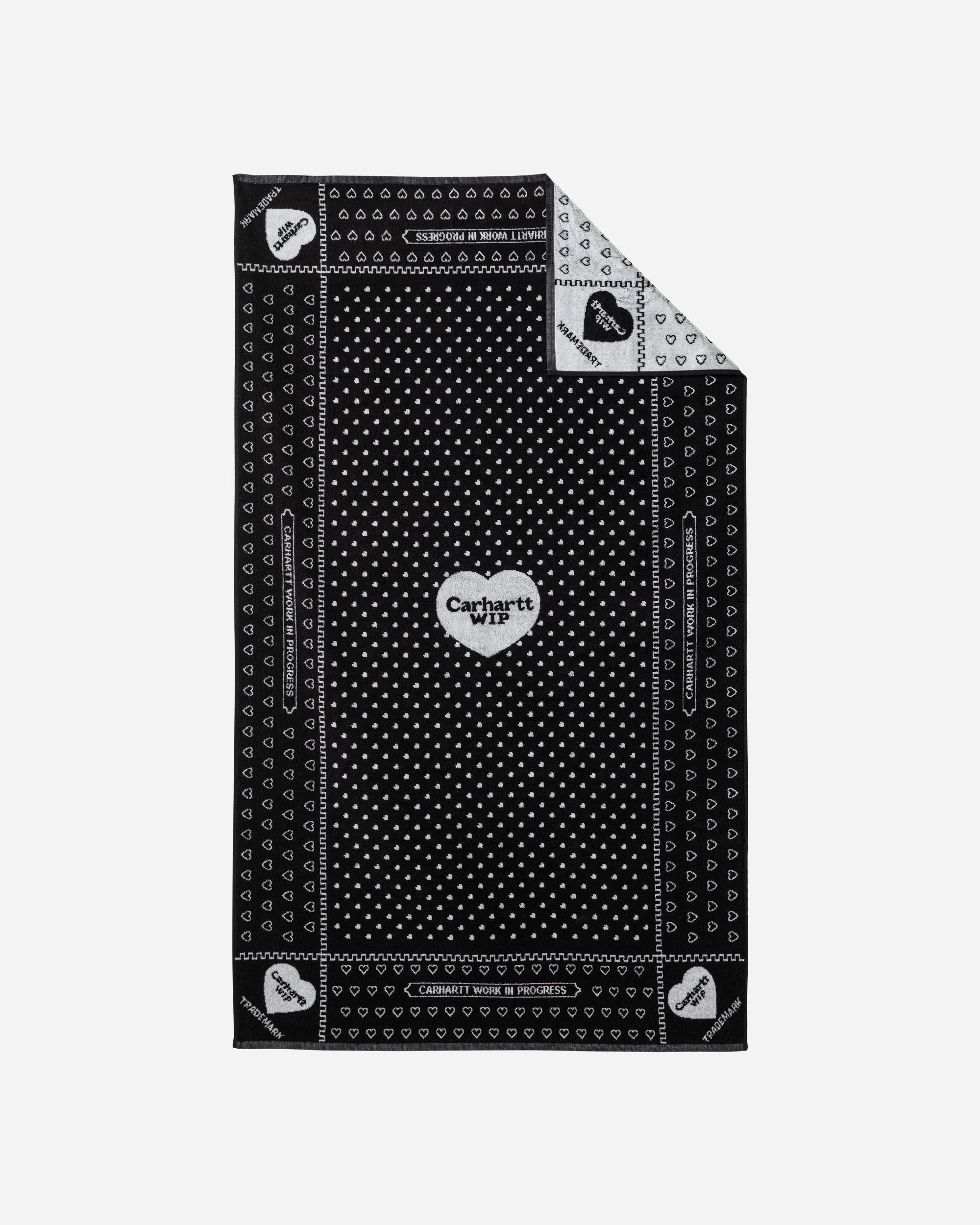 Carhartt WIP Heart Bandana Towel Black I033266-28CXX
