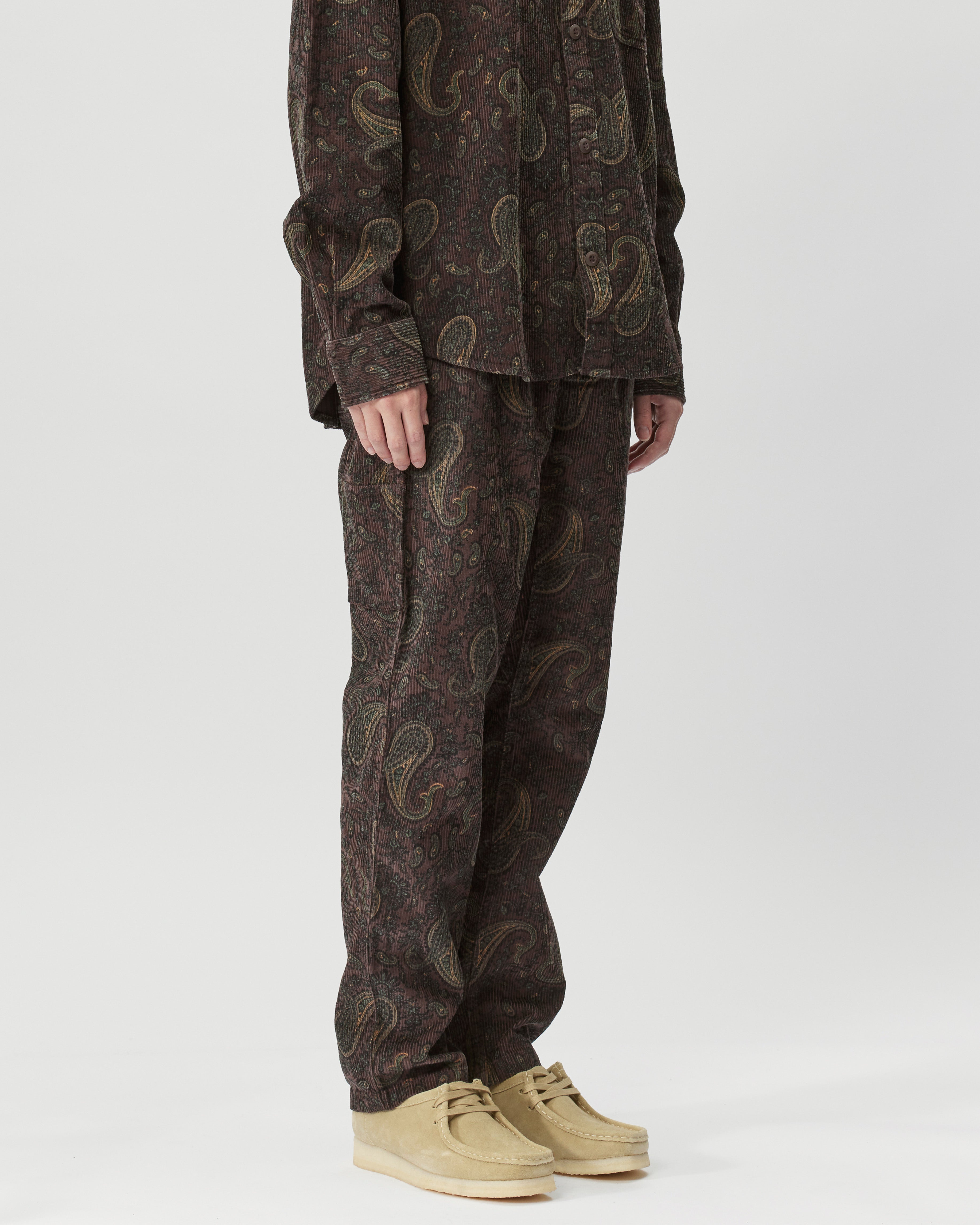 Carhartt WIP Flint Pants Paisley Print, Buckeye I029443-1U60