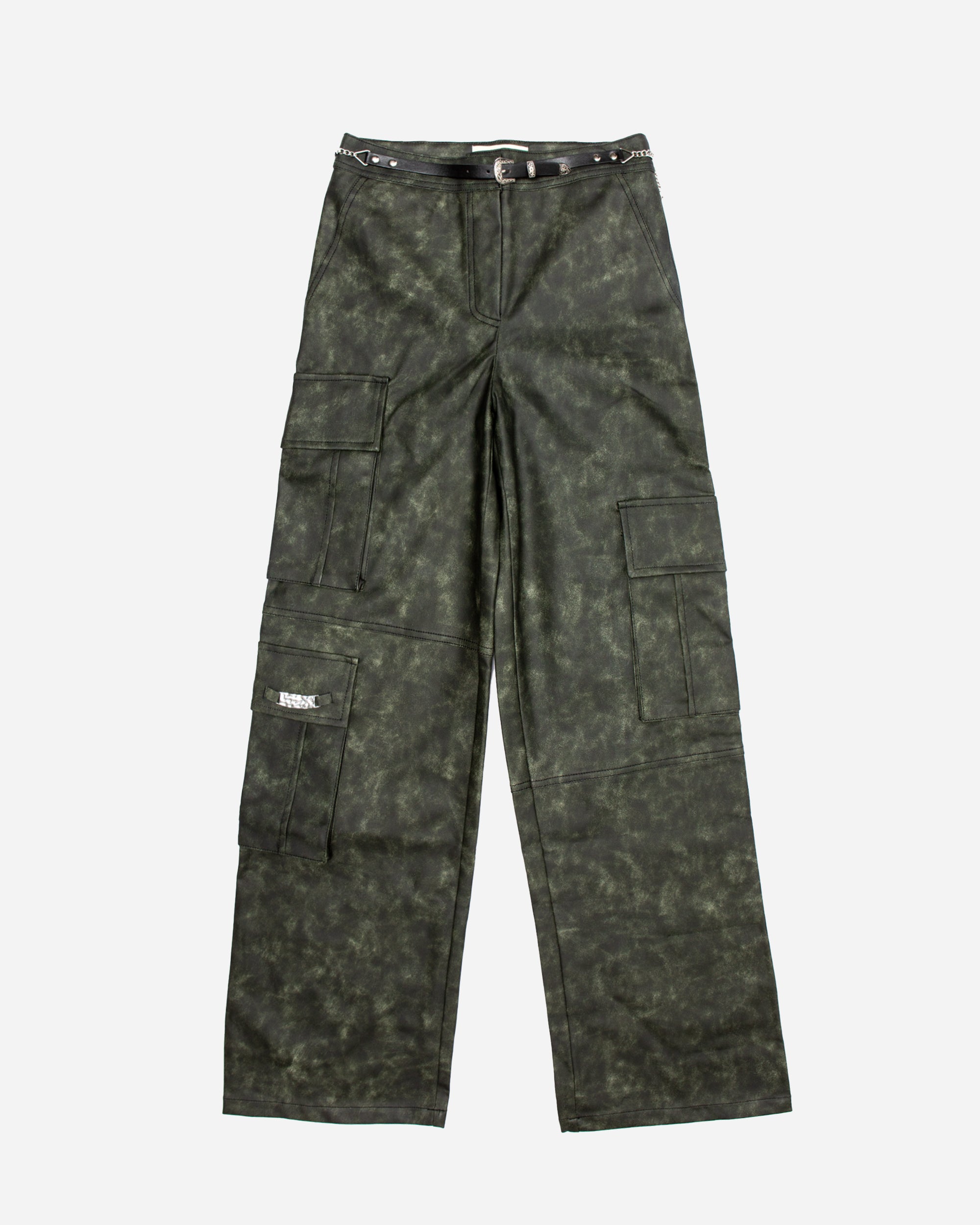 Andersson Bell Belted Cargo Pants KHAKI apa665w-KHA