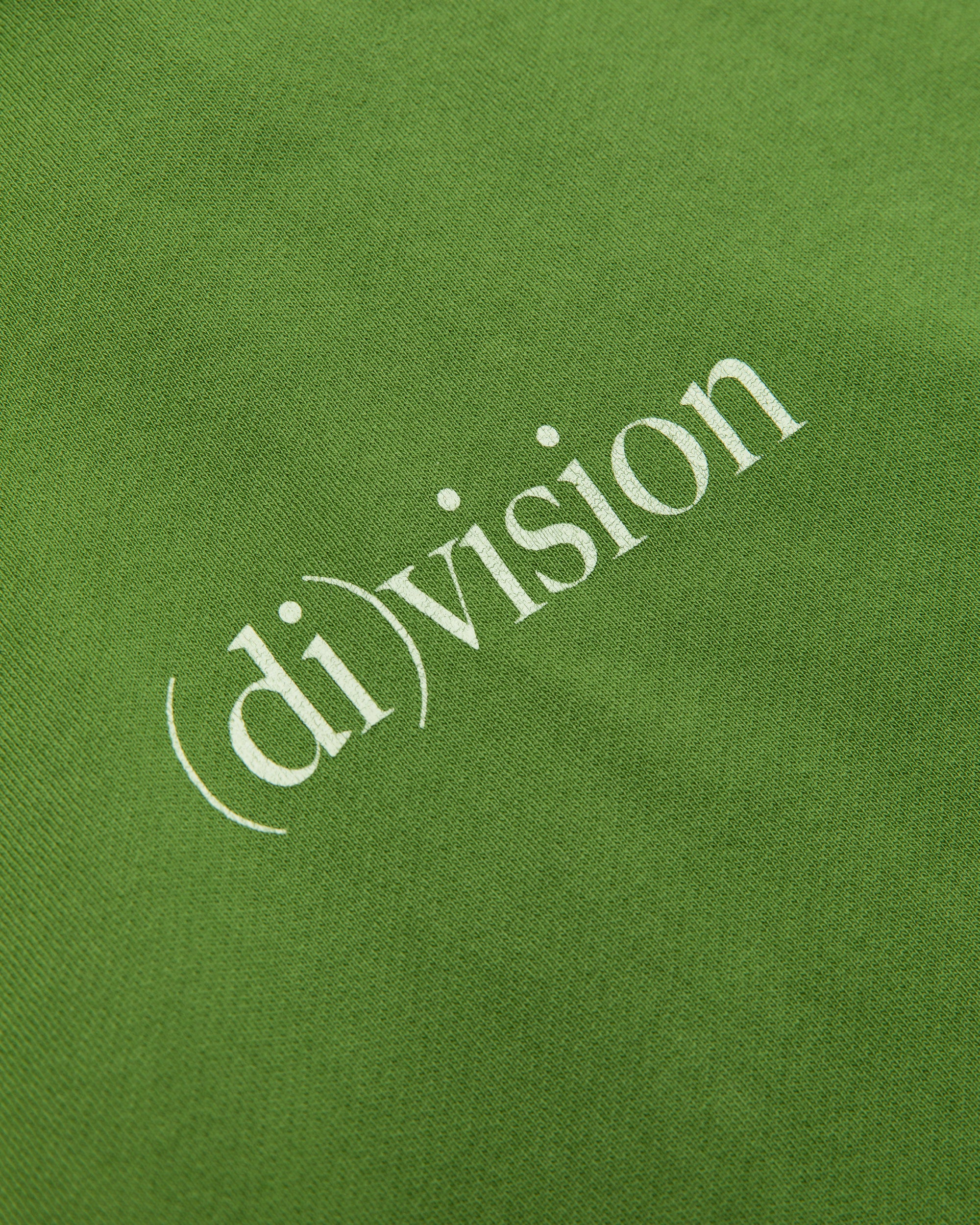 (DI)VISION Logo Hoodie Cotton Hedge Green AW21_D_009-1