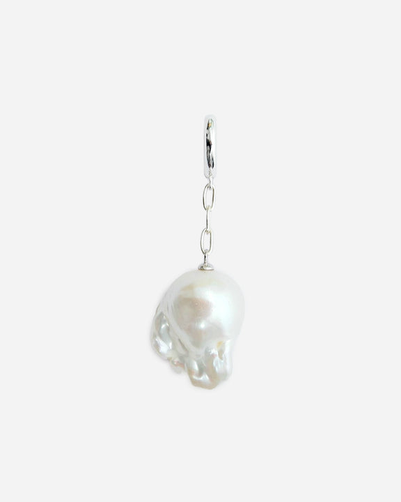 PRAWN Baroque Pearl Chain Earring Sterling silver/white pearl PR-E002