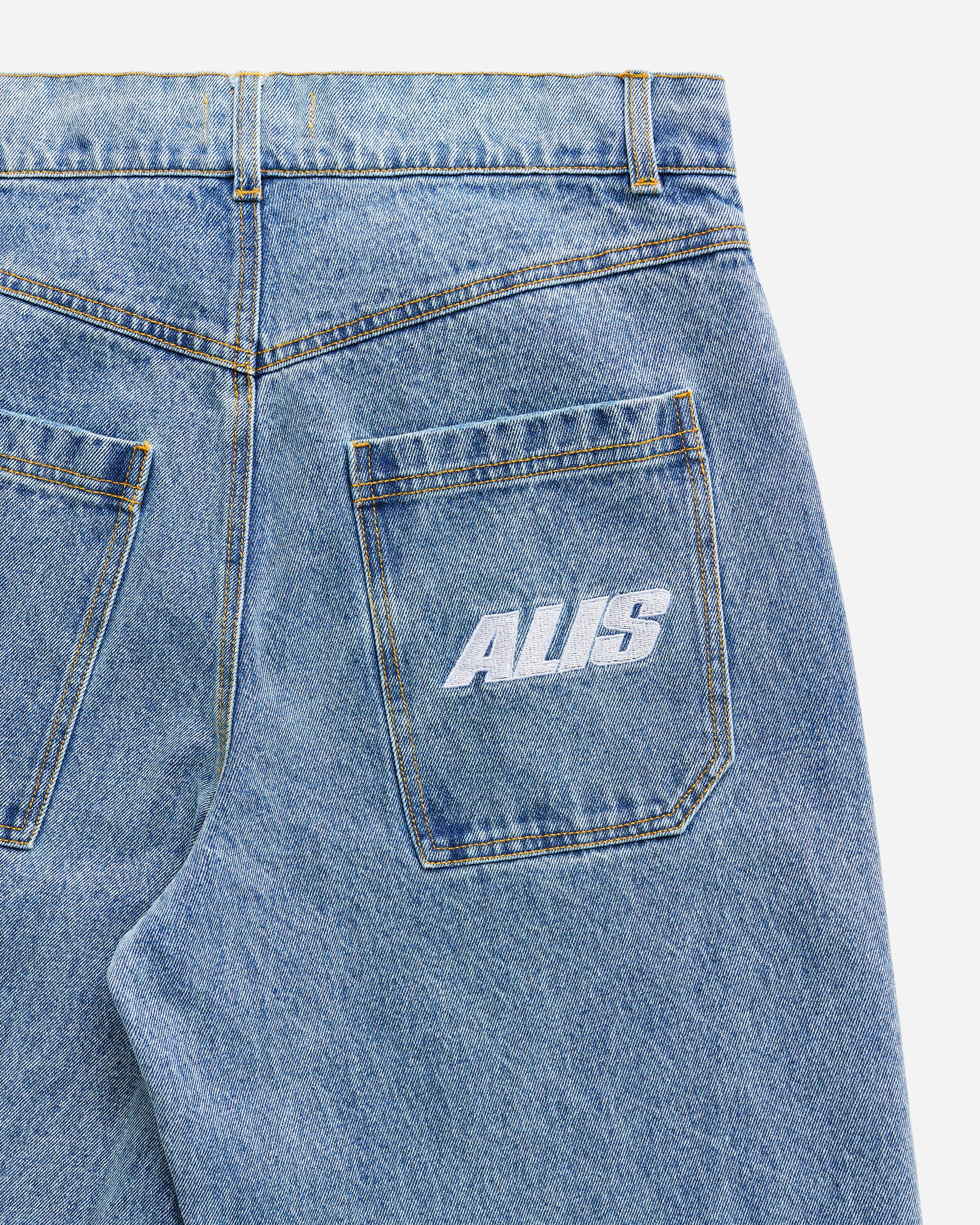 ALIS Bam Wide Fit Jeans Washed Light Blue 31-12